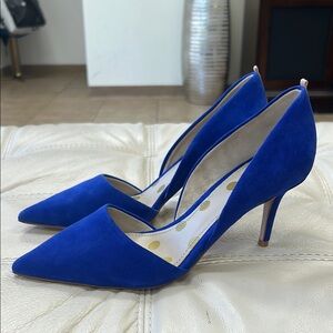 Boden Blue Pointed-Toe Heels